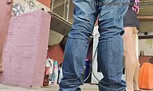 housewife takes technician cock bareback while hubby out moaning loud from rough fat dick!