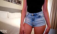 i couldn't resist fucking my friend's hot girlfriend's tight ass in shorts