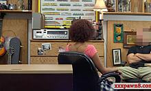 ghetto ebony flaunts massive tits while gangbanged by monster black cocks