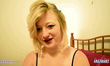 naughty blonde faiths hope rides cock deepthroat cum facial pov