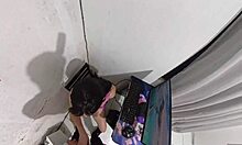 hubby's gone, so i pay the tech with my ass? housewife tempts