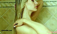 whoa, this blonde milf model's shower got me all hot n bothered 🔥