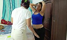 busty curvy milf trapped in closet with perverted old man