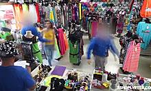 Petite minxx marri shoplifts then fucked hard by officer rusty