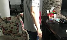 hermanastra latina tiny tits craves swallowing thick leche