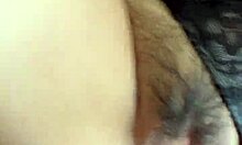 skinny latina takes rough anal creampie in fishnets from big black cock