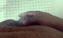 she squirms under shower head chasing that kinky lactating orgasm rush