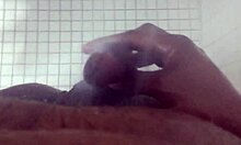 she squirms under shower head chasing that kinky lactating orgasm rush