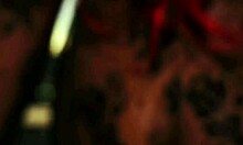 watch this busty tattooed model rip lingerie for oiled pov tease!