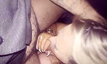 Blonde Stunner Deepthroats Monster Cock Before Bedtime Facial Cumshot