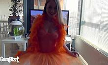 badass kingsday princess slut takes sloppy bbc cum all over in cosplay doggystyle