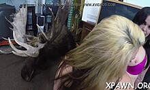 I crave that rough cock pounding my wet pussy in the shop now