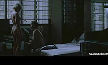 Sharon Stone Delivers Steamy Handjob Blowjob Tease With Big Tits In Sliver 1993 Film