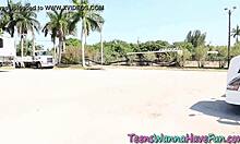 naughty teen cowgirls bounce on cocks while sucking at wild outdoor party