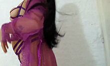 damn this latina teen's heels and lingerie make her ass tits irresistible