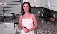 horny samantha black begs for it. stepdad seth brogan fills her with creampie.