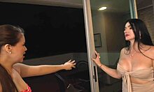 Real Estate Agents Expose Pink Pussies While Touring Apartment with Me