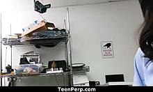 hey teen perp, suck security guard's cock for freedom?