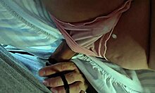 a stranger pumps hot cum into my panties on crowded subway. passengers almost spot us