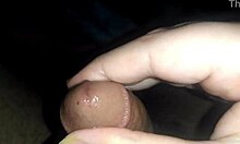 hairy latino endures intense glans massage to explosive orgasm