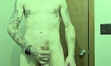 skinny tease rips clothes in bathroom unveiling small waist naked curves