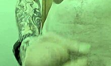 skinny tease rips clothes in bathroom unveiling small waist naked curves