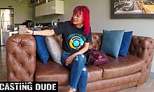 nerdy redhead latina 18yo teases chokes on monster cock pov sloppy deepthroat gagging 😩💦🔥