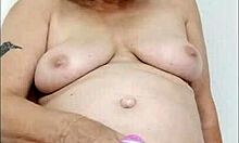 Housewife Wanks Dirty Near Mummy's Spot