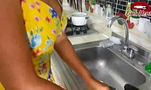 oh god this wet slut shoves huge cucumber deep till she squirts hard for her miami lover 💦🥒