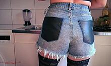 i crave you pounding my milf pussy hard in kitchen till creampie