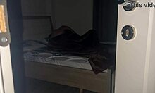 they kiss passionately during real home sex