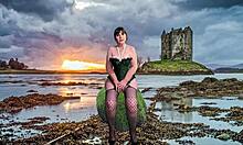 Granny Vibrates Fat Pussy to Gushing Cum Orgasms