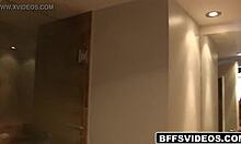 Hot 18+ Teen Shares Friend's Cum Blast on Spring Break Blowjob!