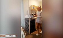 damn sexy ebony babes with big asses scissor and lick tight black pussies in hidden hookup!