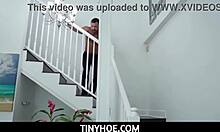 step dad destroys tiny latina sadie pop's big tits pussy relentlessly