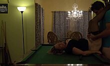 damn hot milf wife rocked hard on pool table huge tits bouncing 🔥💦