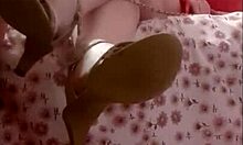 maîtresse kantalis humiliates chained slave, spanks and dirties him hard today!