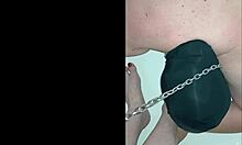 maîtresse kantalis humiliates chained slave, spanks and dirties him hard today!