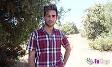 sofia santan turns nasty picnic into wild woodland fuck session