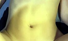 Roommate's Belly Bulges From Deep Creampie Riding Cum