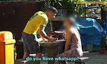 brazilian teen's bubble butt snatched off street then pussy hammered home