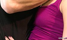 redhead fit teen's landing strip pussy slammed raw bent over doggystyle deepthroat rough no condom