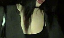 Alt Girl's Steamy Taxi Stretch Ride