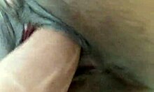 bobbi jo88 creams her shaved pussy hard with toys up close