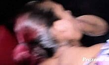 corno lets me fuck his wife raw in gloryhole booth with stranger at swingers club