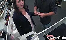 camera catches naked amateur slut bent over doggystyle pussy pounding