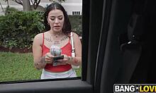 diamond franco hops on the bus for a steamy job interview with tony rubino's big cock pov