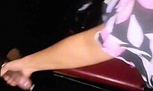 corno lets me fuck his wife raw in gloryhole booth with stranger at swingers club