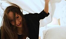 Lilu Moon Tiny Young Milf Fucks Hard Homemade Sex Tape Big Cock Doggystyle Riding