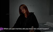 Stepmother sucks stepson's throbbing cock in intense POV